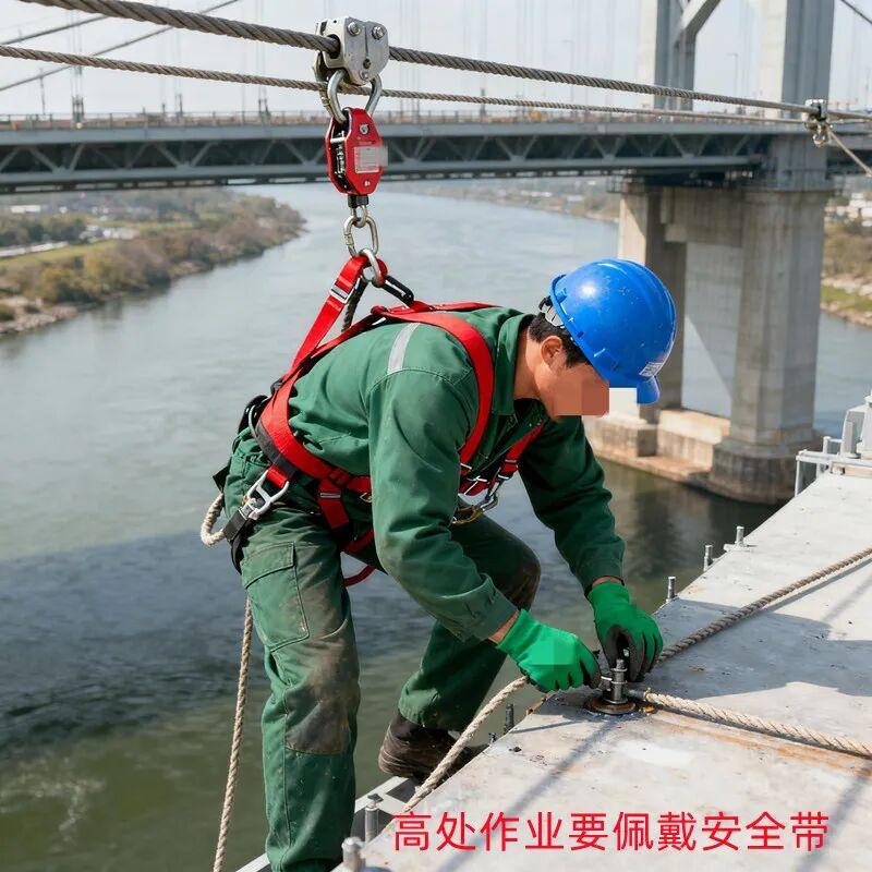 墜落沖擊的安全帶應(yīng)廢棄